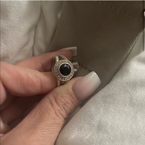 David Yurman Black Onyx Ring size 9